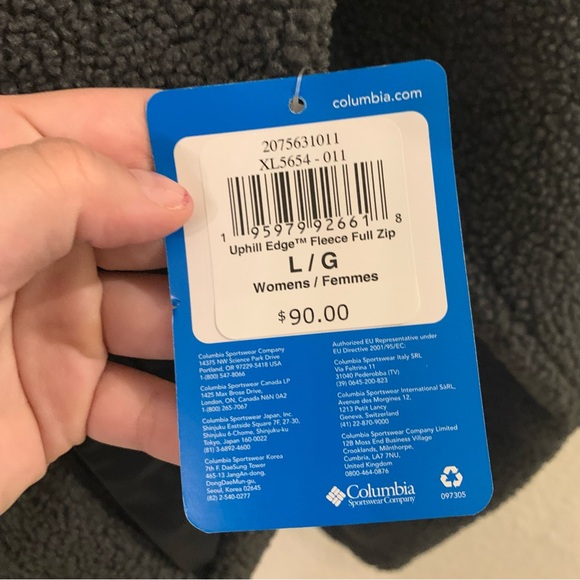 Columbia women’s large Uphill Edge Fleece Full-Zip Pullover NWT
$90 MSRP! - Picture 3 of 6